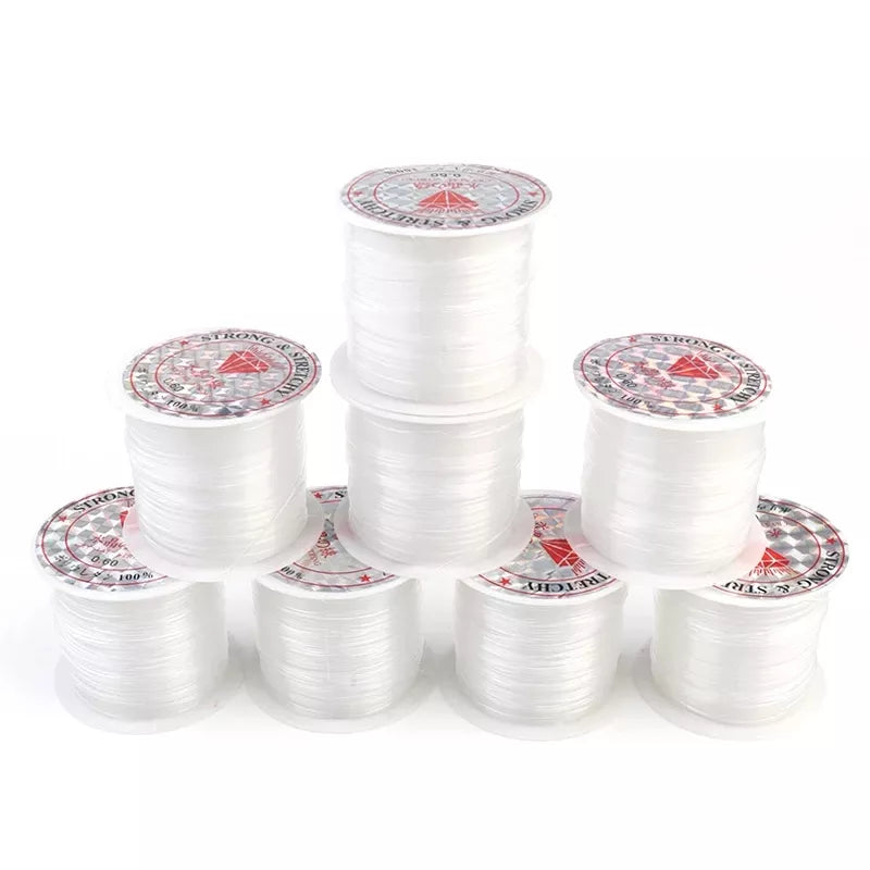 1PC 0.2-1mm Fishing Line For Beads Wire Clear Non-Stretch Nylon String Beading Cord Thread For Jewelry Making Supply Wholesale