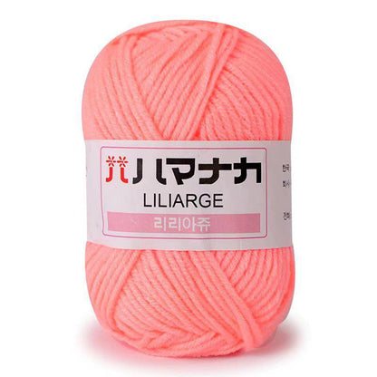 25g Soft Milk Cotton Knitting Yarn Anti-Pilling High Quality Knitting 4ply Cotton Yarn For Crochet Scarf Sweater Hat Doll Craft