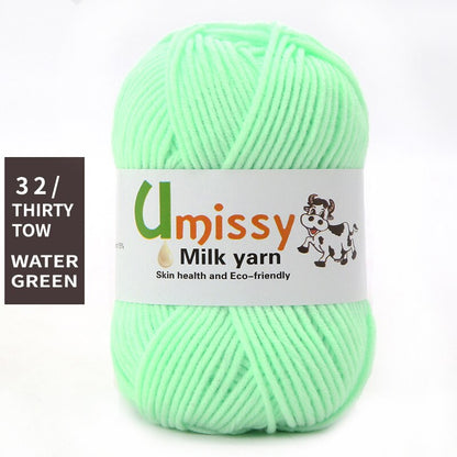 1pc Wholesale Price High Quality Soft Warm DIY Milk Cotton Threads Baby Wool For Hand Knitting Crochet Yarn 50g/PC