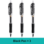 25PCS Gel pen Set Neutral Pen smooth writing fastdry 0.5mm Black blue red color Replacable refill school Stationery Supplies