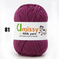 1pc Wholesale Price High Quality Soft Warm DIY Milk Cotton Threads Baby Wool For Hand Knitting Crochet Yarn 50g/PC