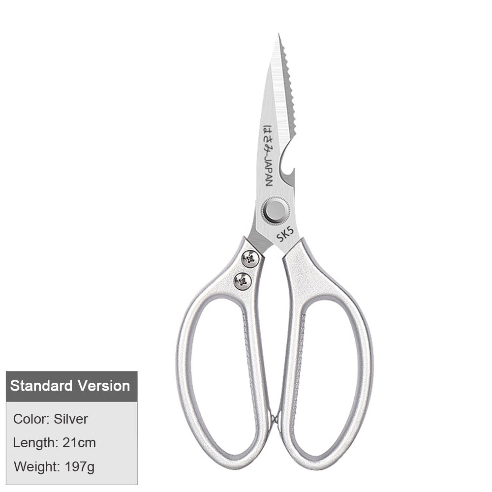 Kitchen Accessories Scissors Stainless Steal Sharp Multi Function Tool Food Scissor For Chicken Vegetable Barbecue Meat Fish