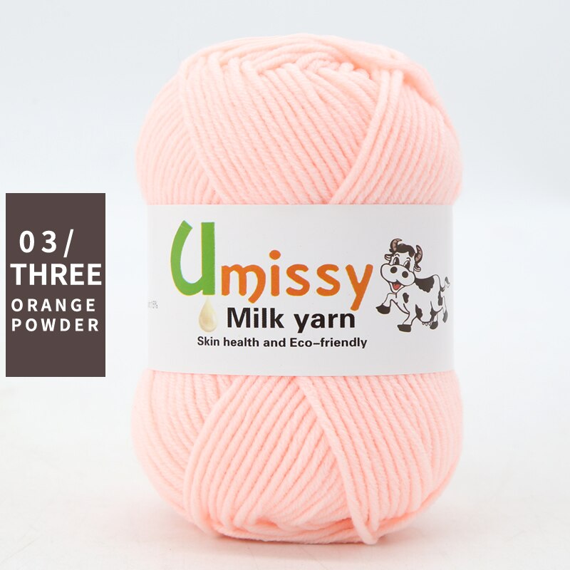 1pc Wholesale Price High Quality Soft Warm DIY Milk Cotton Threads Baby Wool For Hand Knitting Crochet Yarn 50g/PC