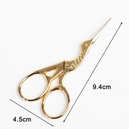 1Pcs Colorful Stainless Steel Antique Scissors European Classic Craft Knitting Sewing Handicraft Scissor DIY Jewelry Tools New