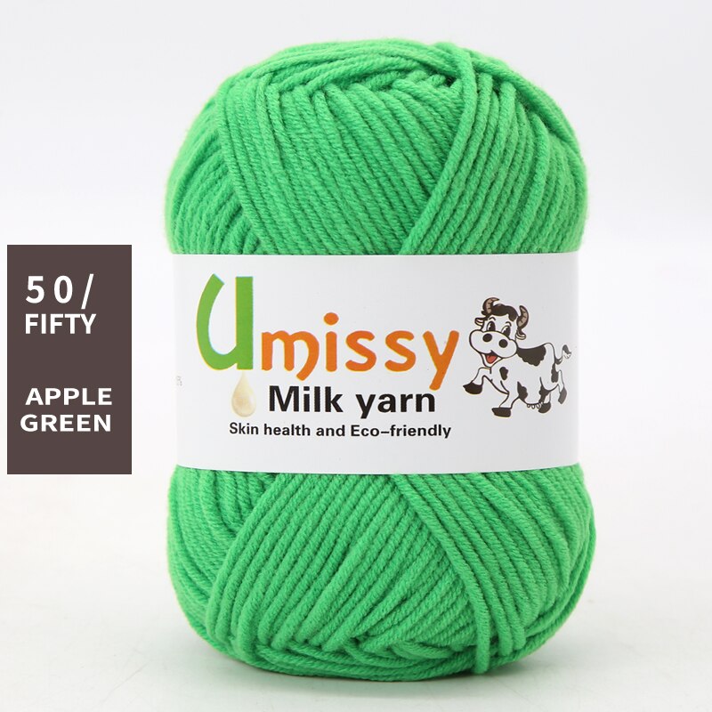 1pc Wholesale Price High Quality Soft Warm DIY Milk Cotton Threads Baby Wool For Hand Knitting Crochet Yarn 50g/PC