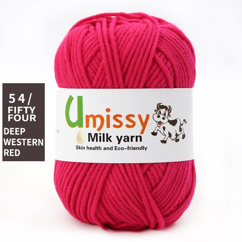 1pc Wholesale Price High Quality Soft Warm DIY Milk Cotton Threads Baby Wool For Hand Knitting Crochet Yarn 50g/PC