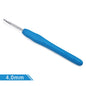 New Crochet Hook 2.5-6.0mm Aluminum Crochet Needles With Colorful Soft Rubber Grip Cushioned Handles Knitting Needles