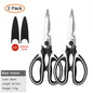 Kitchen Accessories Scissors Stainless Steal Sharp Multi Function Tool Food Scissor For Chicken Vegetable Barbecue Meat Fish