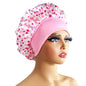 New Satin Bonnet Silk Night Sleeping Cap For Women Curly Braid Hair Multi Style Printing