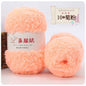 Soft Smooth Yarn Baby Knitting Wool Yarn Thick Yarn Fiber Velvet Yarn Hand Knitting Wool Crochet Yarn for DIY Sweater Cloth