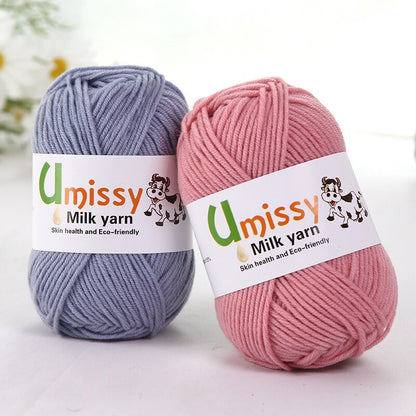 1pc Wholesale Price High Quality Soft Warm DIY Milk Cotton Threads Baby Wool For Hand Knitting Crochet Yarn 50g/PC