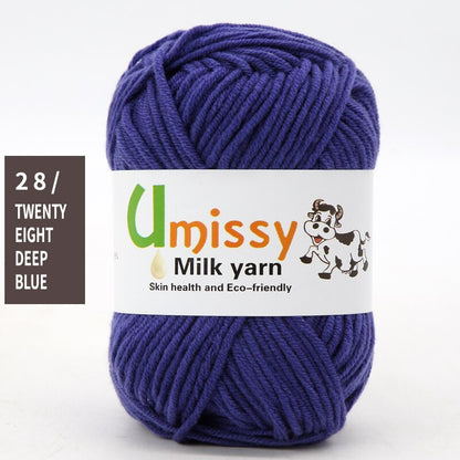 1pc Wholesale Price High Quality Soft Warm DIY Milk Cotton Threads Baby Wool For Hand Knitting Crochet Yarn 50g/PC