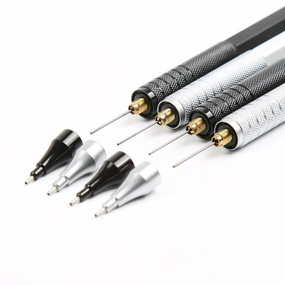 0.3 0.5 0.7 2.0mm Art Drawing Automatic Pencils Low Center of Gravity Retractable Nib Metal Mechanical Pencil with Gift Box Set