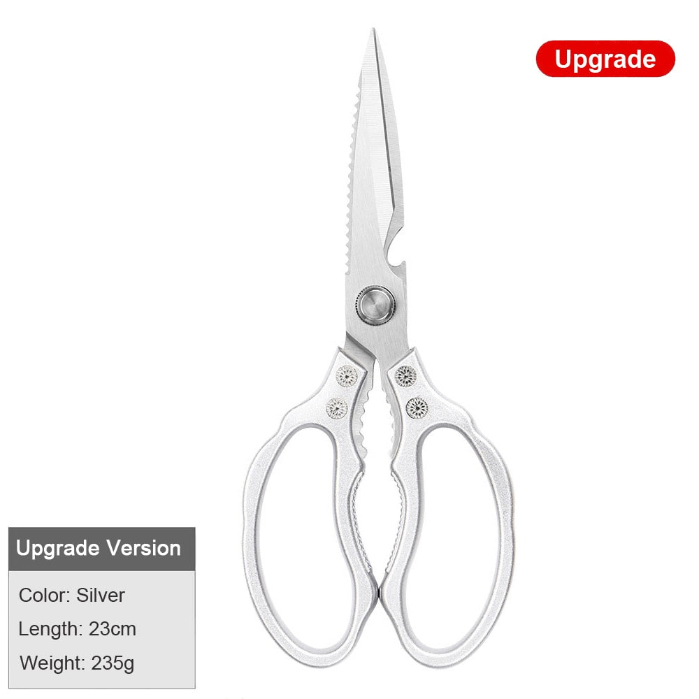 Kitchen Accessories Scissors Stainless Steal Sharp Multi Function Tool Food Scissor For Chicken Vegetable Barbecue Meat Fish