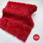 3cm Pile Length Artificial Plush Fox Fur Fabric For Making Cotton Doll Hair 38x43cm Falling Water Plush Fabric Sewing Material