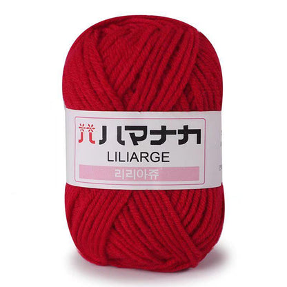 25g Soft Milk Cotton Knitting Yarn Anti-Pilling High Quality Knitting 4ply Cotton Yarn For Crochet Scarf Sweater Hat Doll Craft