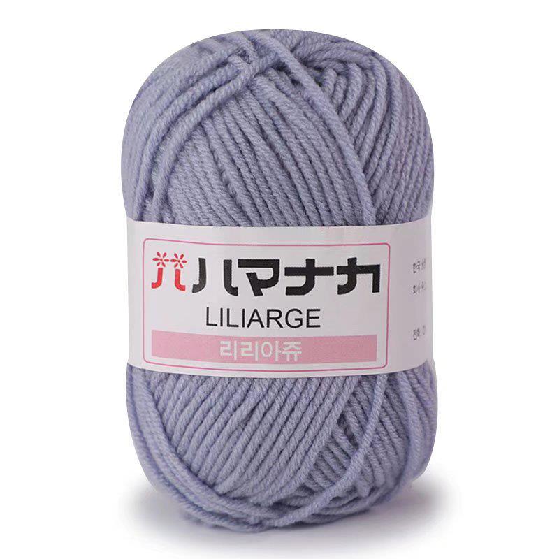 25g Soft Milk Cotton Knitting Yarn Anti-Pilling High Quality Knitting 4ply Cotton Yarn For Crochet Scarf Sweater Hat Doll Craft