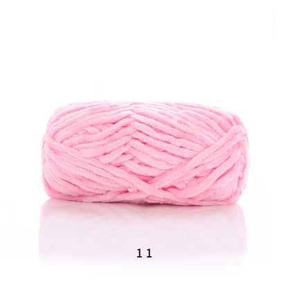 100g / 80M Chenille Velvet Yarn Knitting Wool Thick Warm Crochet Knitting Yarns Cotton Baby Wool DIY hand-knitted Sweater