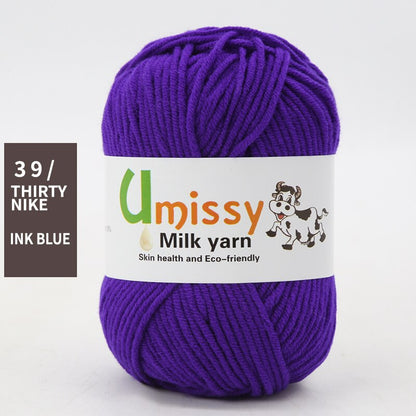 1pc Wholesale Price High Quality Soft Warm DIY Milk Cotton Threads Baby Wool For Hand Knitting Crochet Yarn 50g/PC