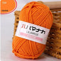 Milk Sweet Soft Cotton Baby Knitting Wool Yarn Thick Yarn Fiber Velvet Yarn Hand Knitting Wool Crochet Yarn for DIY Sweater