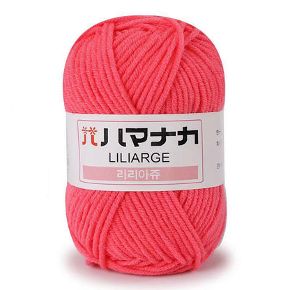 25g Soft Milk Cotton Knitting Yarn Anti-Pilling High Quality Knitting 4ply Cotton Yarn For Crochet Scarf Sweater Hat Doll Craft