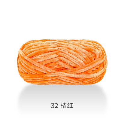 100g / 80M Chenille Velvet Yarn Knitting Wool Thick Warm Crochet Knitting Yarns Cotton Baby Wool DIY hand-knitted Sweater