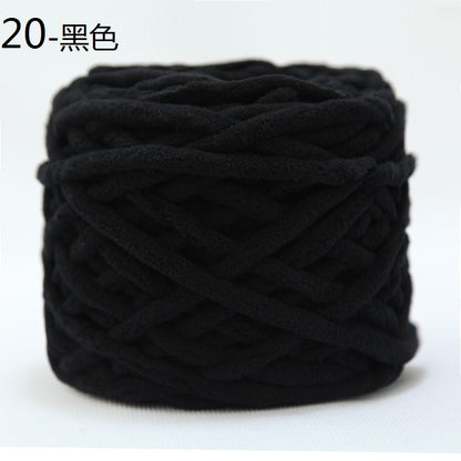 100g/ball Chenille Knitting Yarn Soft Ice Strip Line Cotton Yarn DIY Wool Yarn for Hand Knitting Scarf Thick Wool Yarn Wholesale