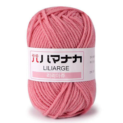 25g Soft Milk Cotton Knitting Yarn Anti-Pilling High Quality Knitting 4ply Cotton Yarn For Crochet Scarf Sweater Hat Doll Craft