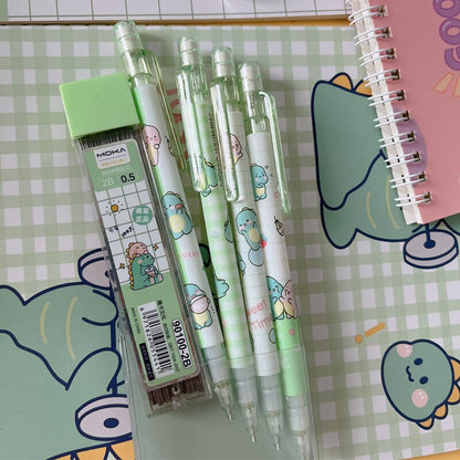 Zoecor Kawaii Mechanical Pencil Cartoon Automatic Pencils lápices 0.5MM with Eraser School Supplies for Kids Student Stationery