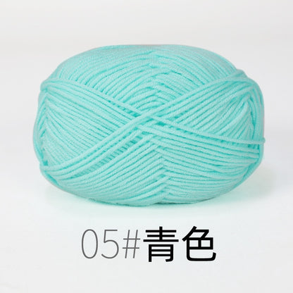 50g/Set Milk Cotton Yarn Knitting Wool for Hand Knitting Yarn Crochet Craft Sweater Hat Threads for Knitting Crochet Supplies