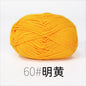 50g/Set 4ply Milk Cotton Knitting Wool Yarn Needlework Dyed Lanas for Crochet Craft Sweater Hat Dolls Hand Knitting DIY Sweater