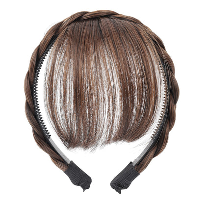 Wig Bangs Hairband Fake Hair Headband Fringe Hair Extension Women Girls Clips In Hair Extension Hair Accessories Hairpiece Clips