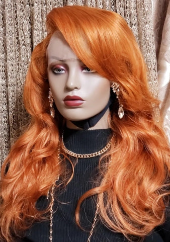 GLACEDSTYLE 22" Lace Front Human Hair Custom Wig - Pre-Plucked, Styled, Ready to Wear 180 Density