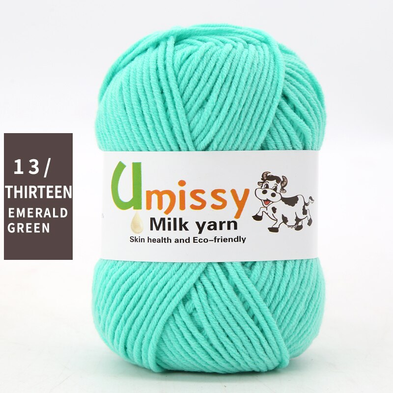 1pc Wholesale Price High Quality Soft Warm DIY Milk Cotton Threads Baby Wool For Hand Knitting Crochet Yarn 50g/PC