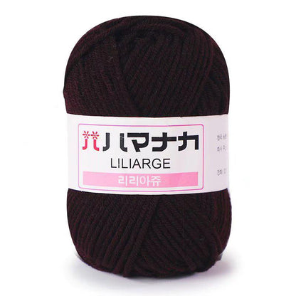 25g Soft Milk Cotton Knitting Yarn Anti-Pilling High Quality Knitting 4ply Cotton Yarn For Crochet Scarf Sweater Hat Doll Craft