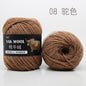 100g 4.5mm Wool Yak Yarn Crochet Yarn Threads for Knitting Needle Hand Knitting Yarn 3 PLY Fine Woolen Dyed for Sweaters