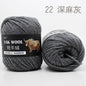 100g 4.5mm Wool Yak Yarn Crochet Yarn Threads for Knitting Needle Hand Knitting Yarn 3 PLY Fine Woolen Dyed for Sweaters