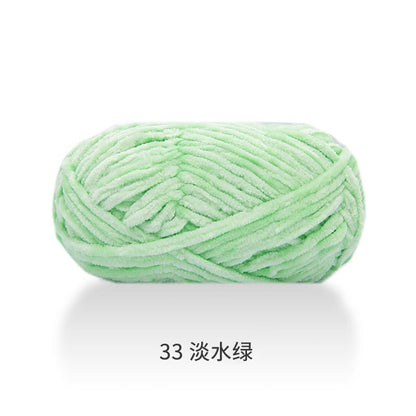 100g / 80M Chenille Velvet Yarn Knitting Wool Thick Warm Crochet Knitting Yarns Cotton Baby Wool DIY hand-knitted Sweater