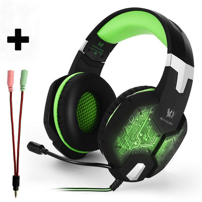 Gaming Headset Gamer Stereo Headphone With Microphone Mic Led Game For PC Computer PS4 KOTION EACH G2000 G1000 G4000 G9000 G2600