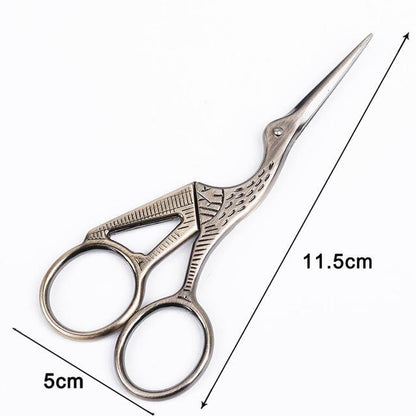 1Pcs Colorful Stainless Steel Antique Scissors European Classic Craft Knitting Sewing Handicraft Scissor DIY Jewelry Tools New