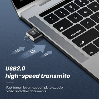 USB Micro SD/TF Card Reader USB 2.0 Mini Mobile Phone Memory Card Reader High Speed USB Adapter For Laptop Accessories