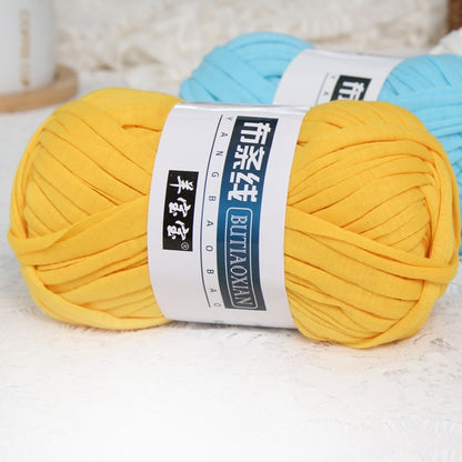 1pc 100g Thick Cloth Yarn Soft Colored Yarn for Hand Knitting Woven Bag Carpet DIY Hand-knitted Material