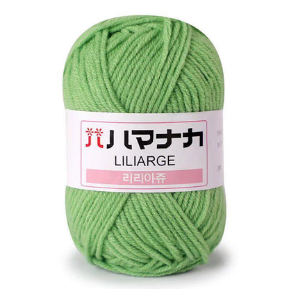 25g Soft Milk Cotton Knitting Yarn Anti-Pilling High Quality Knitting 4ply Cotton Yarn For Crochet Scarf Sweater Hat Doll Craft