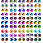 50Pcs 6/8/10/12mm Doll Glass Eye Round Dragon Cat Eyes In Pairs Flatback Cabochons Decoration Keychain DIY Accessories