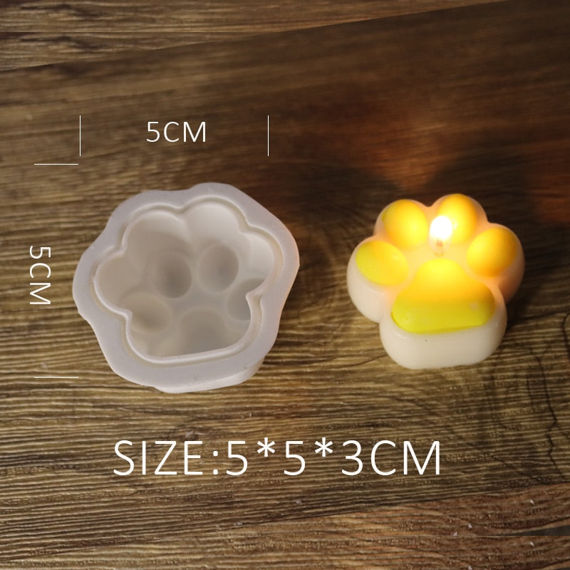 3D Cube Candle Silicone Mold Non-Stick Bubble Aromatherapy Candle Chocolate Cake Mold Craft Aromatherapy Gypsum Gift Making Mold