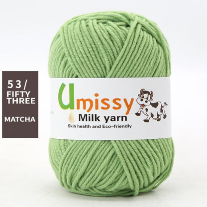 1pc Wholesale Price High Quality Soft Warm DIY Milk Cotton Threads Baby Wool For Hand Knitting Crochet Yarn 50g/PC