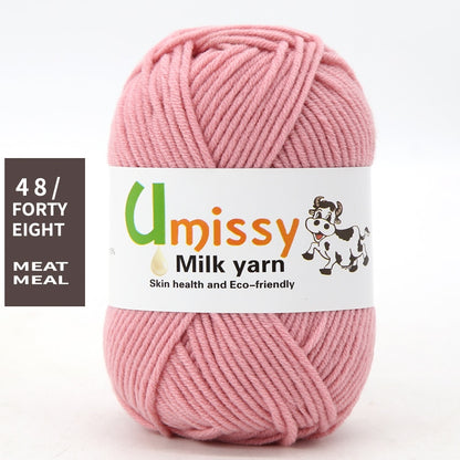 1pc Wholesale Price High Quality Soft Warm DIY Milk Cotton Threads Baby Wool For Hand Knitting Crochet Yarn 50g/PC