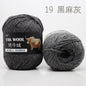 100g 4.5mm Wool Yak Yarn Crochet Yarn Threads for Knitting Needle Hand Knitting Yarn 3 PLY Fine Woolen Dyed for Sweaters