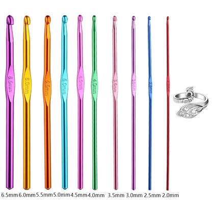 Multiple Sizes Crochet Hooks Set Random Colors Needle Knitting Set Crochet Needles For Knitting Crochet Set of Hooks Knitting