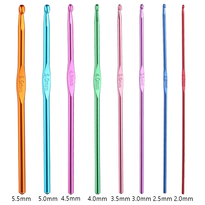 Multiple Sizes Crochet Hooks Set Random Colors Needle Knitting Set Crochet Needles For Knitting Crochet Set of Hooks Knitting